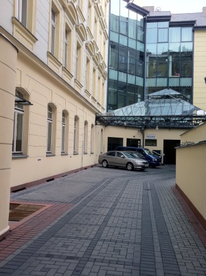 virtuální kancelář - nádvoří